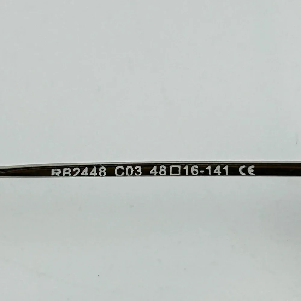 Ray-Ban RB2448 C03‎ Mens Eyeglasses Frame Black & Silver Full Rim 48-16-141 mm